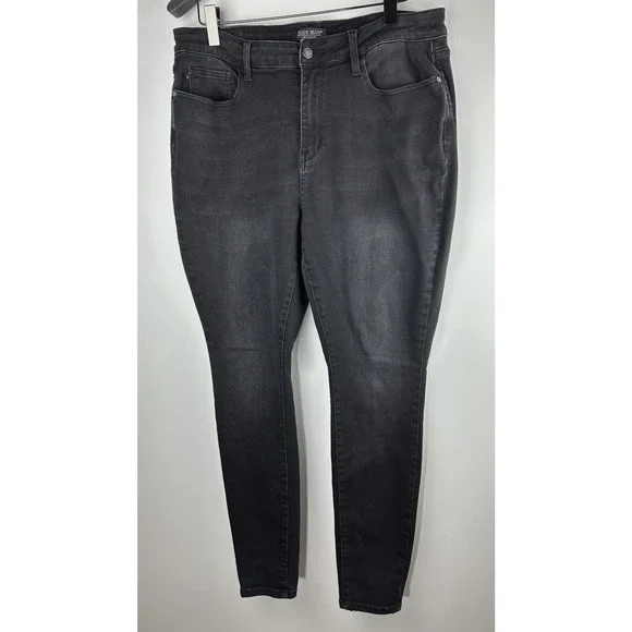 Judy Blue High Rise Skinny Black Denim Jeans Jb88450 Women's Plus Size 20W 20 - Picture 14 of 14